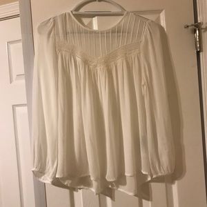 White Sheer Blouse